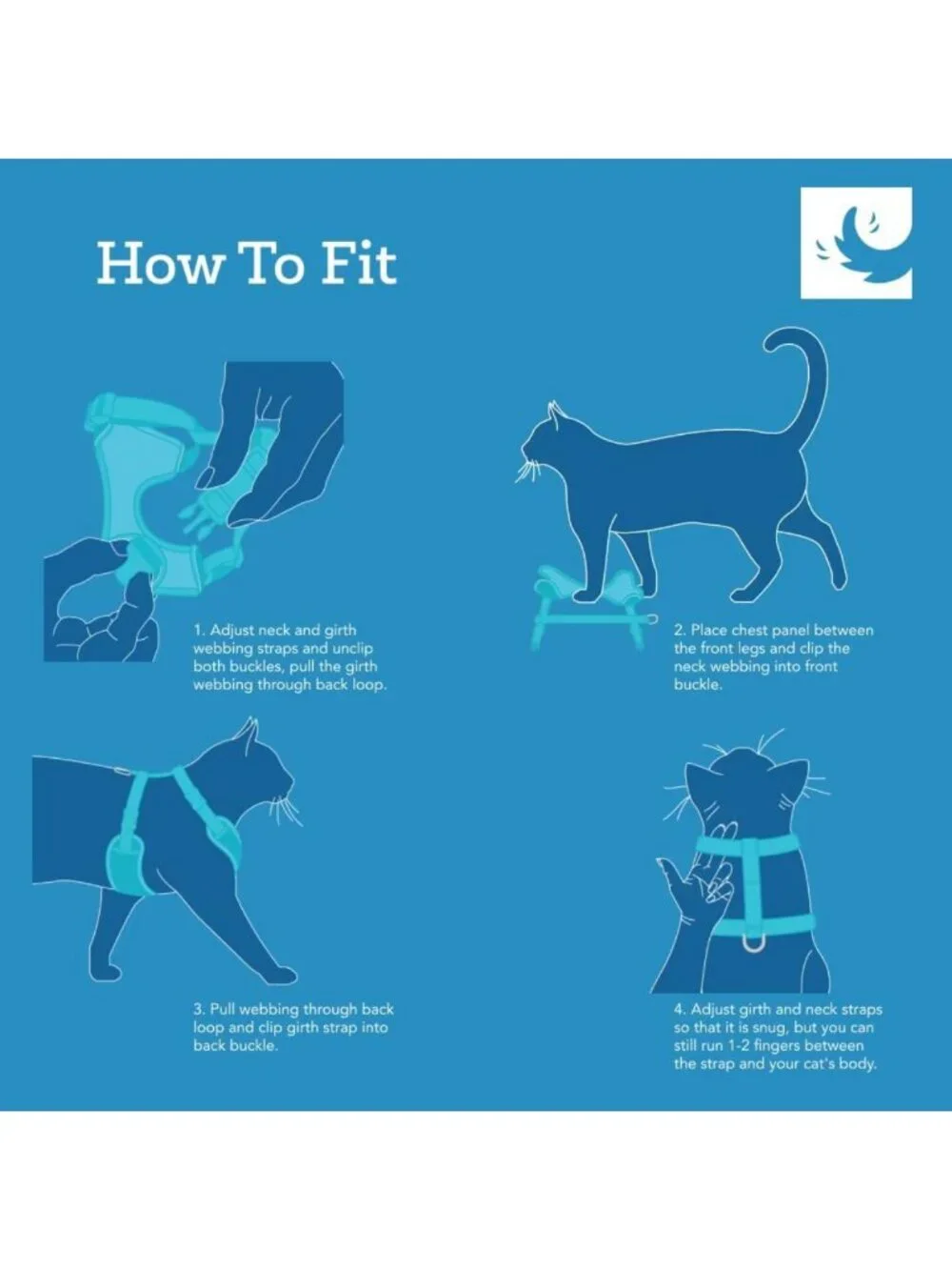 Adjustable Airmesh Cat Harness & 6ft Leash for Walking & Travel - Medium